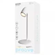 Настільна світлодіодна лампа сенсорна з бездротовою зарядкою Proove Modern 10W Type-C White - зображення 12