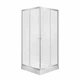 Душова кабіна Lidz Wawel SC80x80.SAT.LOW.FR квадратна, скло Frost 4 мм + Lidz Душовий піддон KAPIELKA ST80x80х14 - зображення 1
