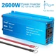 Инвертор Foval 1300w/2600w 12-220v pure sine чистый синус, преобразователь напряжения 12в 220в - изображение 2
