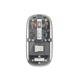 Компьютерная мышка мультирежимная WIWU WM105 Crystal Magnetic Bluetooth 2.4G Прозрачная-серая - изображение 2