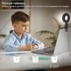Кільцева LED лампа Mojimdo для відеодзвінків і селфі, 3 температури світла, 5 рівнів яскравості, USB, затискач, таймер - зображення 3