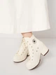 Жіночі кеди високі Converse Chuck 70 De Luxe Heel A05348C 39.5 (6.5US) 25 см Khaki/Off White (194434197297) - зображення 2