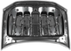Капот под покраску GBT черный металл для Toyota Land Cruiser 200 2016-2024 гг - изображение 4