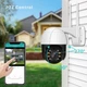 Вулична IP Wi-Fi PTZ-D4 камера спостереження Відеоспостереження Купольна Поворотна IP66 біло-чорна - зображення 1