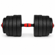 Гантели композитные Champion X-venum 1шт 55см 22.5 кг Черно-Красный - изображение 2