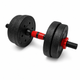 Гантелі композитні Champion X-venum 1шт 40см 5 кг Чорно-Червоний - зображення 2