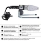 Паяльник для пластиковых труб Thermo Alliance PRO-101 Ø20-32 (автоматический с дисплеем, 600W, цифровой) - изображение 4