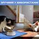 Коврик под миску для собак котов и домашних животных силиконовый противоскользящий с бортиками водонепроницаемый непромокаемый гигиеничный коврик-подставка под миски для кормления еды и воды синий Kayfovo DK-BE2 - изображение 4