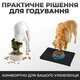 Коврик под миску для собак котов и домашних животных силиконовый противоскользящий с бортиками водонепроницаемый непромокаемый гигиеничный коврик-подставка под миски для кормления еды и воды чёрный Kayfovo DK-BL1 - изображение 3