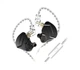 KZ ZSN PRO X Black (with mic.) — гібридні багатодрайверні навушники 1DD+1BA Hybrid IEM - изображение 1