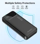 Повербанк Powerbank Choetech B729CCBK 20000 mAh 22.5Вт, Power Delivery, Black - зображення 5