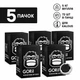 Кокосовый уголь для кальяна Gorilla for Kaloud, 1 кг × 5 пачек (5 кг) - изображение 1