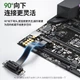 Райзер KELEPU PCI-E X1 3.0 кутовий для мережевої та звукової карти, 30 см, чорний - зображення 4