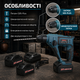 Аккумуляторный перфоратор Boxer SR 149 24 В 3 Ah SDS Plus с двумя аккумуляторами бесщеточным двигателем тремя режимами работы для сверления бетона металла и дерева - изображение 3