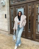 Шуба укороченная - Classyme - XS - Кремовый - (22sh) - изображение 5