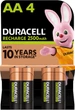 Акумулятори Duracell R6 AA 2500 мАh 4 шт - изображение 1