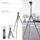 Професcиональный фото штатив для камери і телефону K&F Concept K234A0+BH36 KF09.101V1 163см - изображение 6