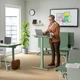 Столик для ноутбука з колесами, зелений, 66х50 см MITTZON IKEA 704.981.95 - зображення 14