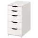 Стіл письмовий, чорно-коричневий/білий, 200х60 см LAGKAPTEN/ALEX IKEA 294.176.87 - зображення 2