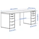 Стол LAGKAPTEN/ALEX IKEA 694.176.90 черно-коричневый - изображение 2