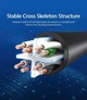 Патч-корд Vention CAT6 UTP Ethernet, 0.5 м Black, rj-45 - rj-45, 8 жил (IBEBD) - изображение 2