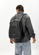 Элегантный комбинированный мужской рюкзак Sambag Zard X под ноутбук 16" из водоотталкивающей ткани для обучения черный - изображение 6