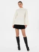 Свитер вязаный женский Pierre Cardin G022SZ0TK-000-2254976(Ekru) L Экрю (8683859331673) - зображення 4