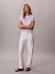 Футболка хлопковая женская Calvin Klein 47B864G(Island Lilac) M Лиловая (199155929509) - зображення 3