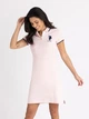 Плаття-футболка коротке літнє жіноче U.S.Polo Assn 215928-ZH00A (ICY BLUSH) M Пудрове (786662144275) - зображення 1