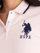 Плаття-футболка коротке літнє жіноче U.S.Polo Assn 215928-ZH00A (ICY BLUSH) M Пудрове (786662144275) - зображення 3