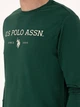Свитшот мужской U.S. Polo Assn G081SZ082-000-2303161(Koyu Yesil) L Темно-зеленый с принтом (8683859425488) - зображення 6