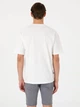 Футболка хлопковая длинная мужская Pierre Cardin G021SZ011-000-2247474(beyaz) XL Белая с принтом (8683859100521) - изображение 2