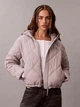 Куртка демисезонная короткая с капюшоном женская Calvin Klein 47D579G-PTF(Flat Gray) XL Серая (196669344880) - изображение 1