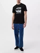 Футболка хлопковая длинная мужская G-Star Raw 59487403(Dk Black) M Черная с принтом (3000010844441) - изображение 3