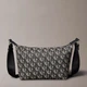 Сумка крос-боді через плече жіноча тканинна маленька Calvin Klein 4F3353G (Black-Beige) Чорна (196669718704) - зображення 1