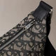 Сумка крос-боді через плече жіноча тканинна маленька Calvin Klein 4F3353G (Black-Beige) Чорна (196669718704) - зображення 5