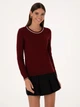 Джемпер женский Pierre Cardin G022SZ0TK-000-2337079(Vişne) L Вишневый (8683859308965) - изображение 3