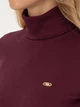 Гольф-водолазка жіноча U.S.Polo Assn G082SZ082-000-2296800 (Plum) XS Бордова (8683859341658) - зображення 7