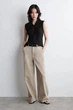 Блуза жіноча COS pleated v-neck top 1277290001 Eur 40 Чорний - изображение 1