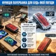 Пуско-зарядний пристрій Бустер PSooo PS-212 1000A / 22 800 mAh с умными зажимами, LED-фонарём и Power Bank — портативный литиевый джамп-стартер для бензиновых и дизельных двигателей RED - изображение 7