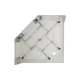 Lidz Душовий піддон DOZORCA SC90x90.LOW, низький, п'ятикутний, акриловий + ніжки, діаметр слива 50 мм - зображення 4