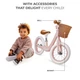Беговел Kinderkraft Rapid 2 12 розовый (KRRAPI02PNK0000) - изображение 6