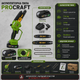 Аккумуляторная цепная пила Procraft PKA45 20V 2Ah с бесщеточным двигателем аккумулятором зарядным устройством шинами 6 и 8 дюймов и бесключевой натяжкой цепи - изображение 3