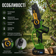 Аккумуляторная мини цепная пила Procraft PKA32Li 20V 4Ah бесщеточная с двумя шинами 6 и 8 дюймов автоматической смазкой и кейсом - изображение 3