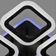 Люстра стельова світлодіодна LED Light House SY-20629/4 BK+RGB 335*335*95 56W+24W PULT DU чорна - зображення 2