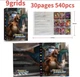 Колекционный альбом для карт Покемон Pokemon 540 ячеек, 30 страниц, 9 карт на странице - изображение 2