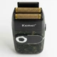 Электробритва Kemei KM-2027 мужская беспроводная сеточная 3 режима скорости USB-C 5 Вт 1400 мАч Пиксель - изображение 5