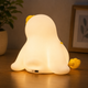 Детский силиконовый ночник-светильник HOCO HX16 2W 1200mAh Silicone lamp Duck - изображение 3