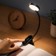 Аккумуляторная лампа-прищепка для чтения книг Baseus Comfort Reading Mini Clip Lamp, темно-серая - изображение 3