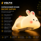 Светильник HOCO HX16 2W. 1200 mAh. Silicone lamp Rabbit - изображение 4